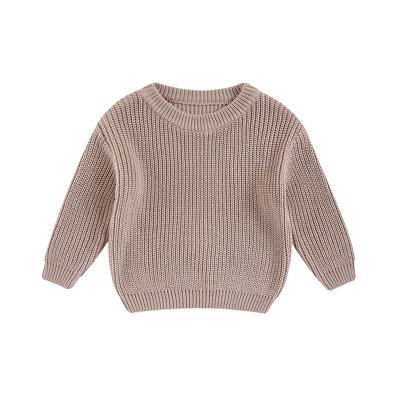 Mini Fashion™ - Weicher&bequemer - Gestrickter Kinderpullover Lila / 80 (9-12 Monate) | Pädagogisches Holzspielzeug von Mein Kleines Baby