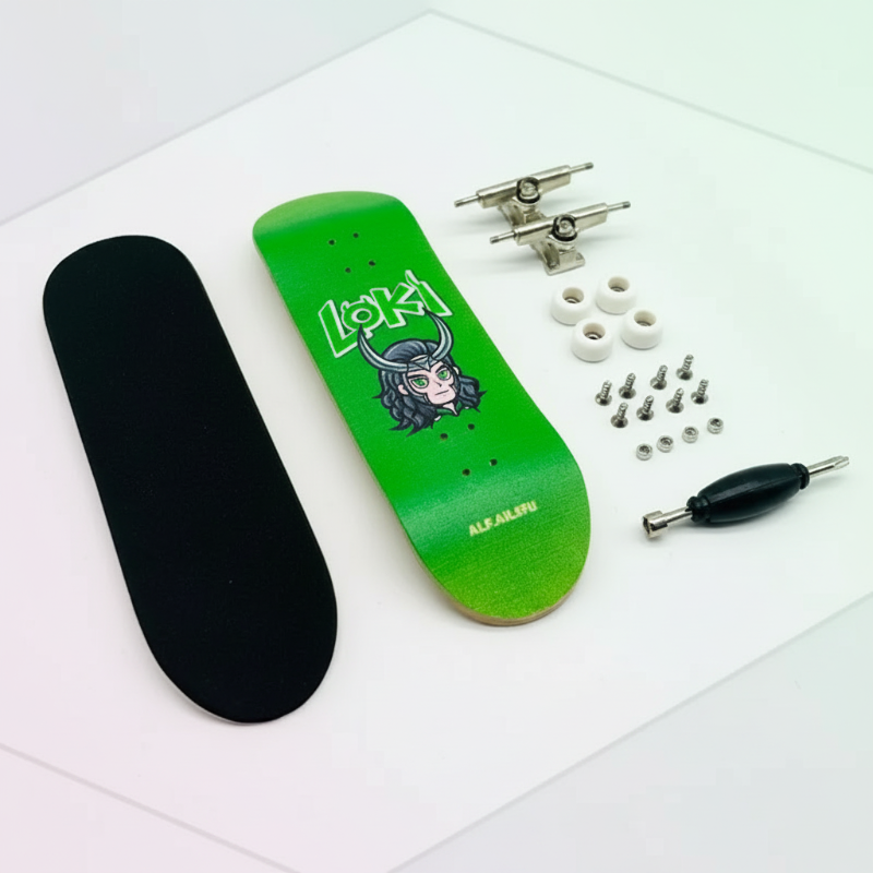 MiniDeck– Robust und flexibel – Finger-Skateboard Loki | Pädagogisches Holzspielzeug MiniDeck– Robust und flexibel – Finger-Skateboard Loki | Pädagogisches Holzspielzeug von Mein Kleines Baby
