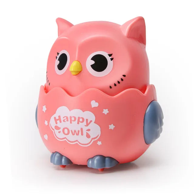 Owl Toy Car™ - Eulentastische Abenteuer - Spielzeug-Eule Rosa | Pädagogisches Holzspielzeug von Mein Kleines Baby