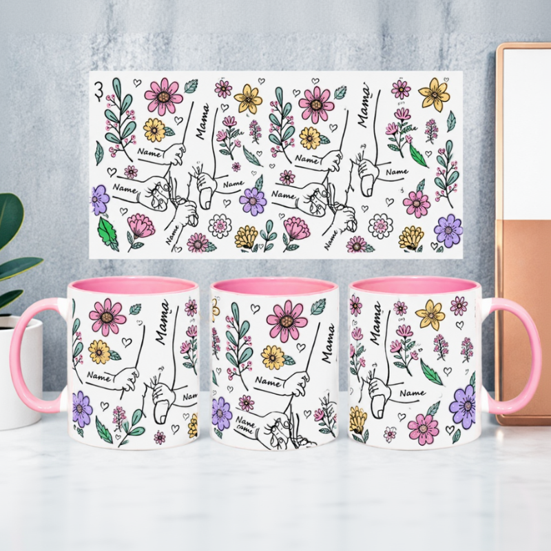 Personalized Kids Name Mug– Einzigartiges Muttertagsgeschenk – Personalisierte Tasse Weiß / Mutter + 6 Kinder | Pädagogisches Holzspielzeug Personalized Kids Name Mug– Einzigartiges Muttertagsgeschenk – Personalisierte Tasse Weiß / Mutter + 6 Kinder | Pädagogisches Holzspielzeug von Mein Kleines Baby