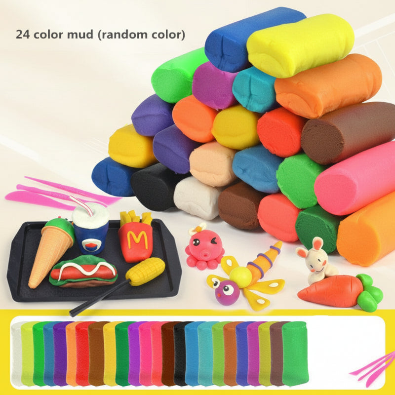 PlayDough Fun– Spielerisch&Kreativ– DIY-Knete-Spielset Ton – 24 Farben | Pädagogisches Holzspielzeug PlayDough Fun– Spielerisch&Kreativ– DIY-Knete-Spielset Ton – 24 Farben | Pädagogisches Holzspielzeug von Mein Kleines Baby