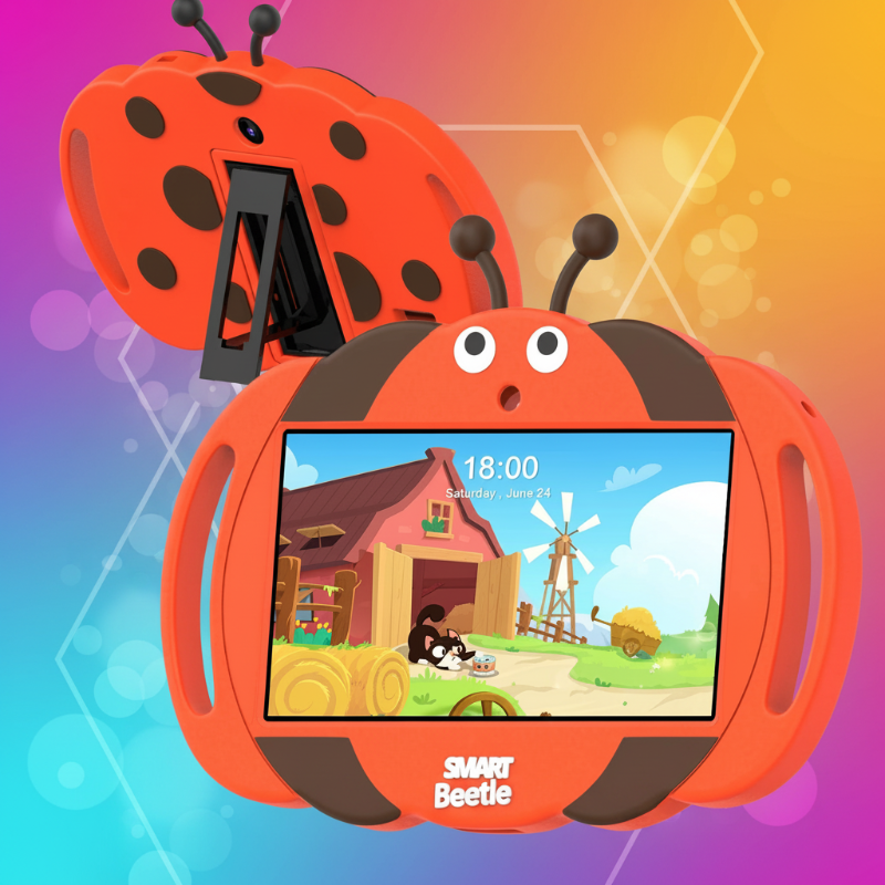 PlayPad – Lehrreich & unterhaltsam – Kinder-Tablet mit stoßfester Hülle Rot | Pädagogisches Holzspielzeug PlayPad – Lehrreich & unterhaltsam – Kinder-Tablet mit stoßfester Hülle Rot | Pädagogisches Holzspielzeug von Mein Kleines Baby