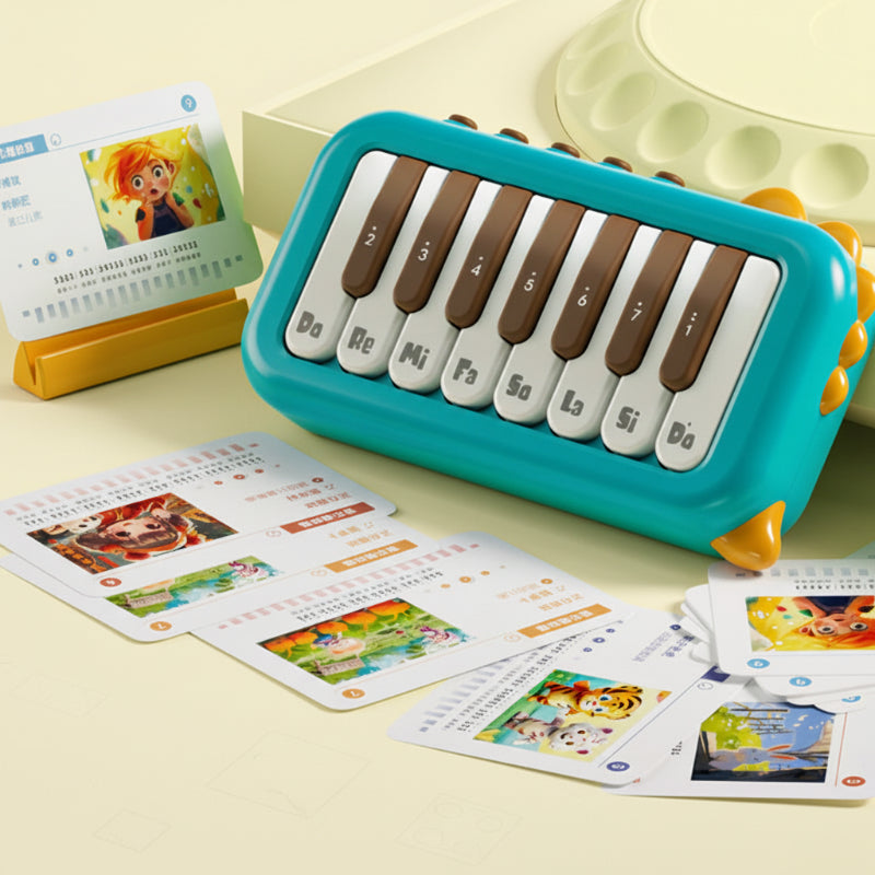 PocketPiano– Kompakt&musikalisch– Mini-E-Piano Grün | Pädagogisches Holzspielzeug PocketPiano– Kompakt&musikalisch– Mini-E-Piano Grün | Pädagogisches Holzspielzeug von Mein Kleines Baby