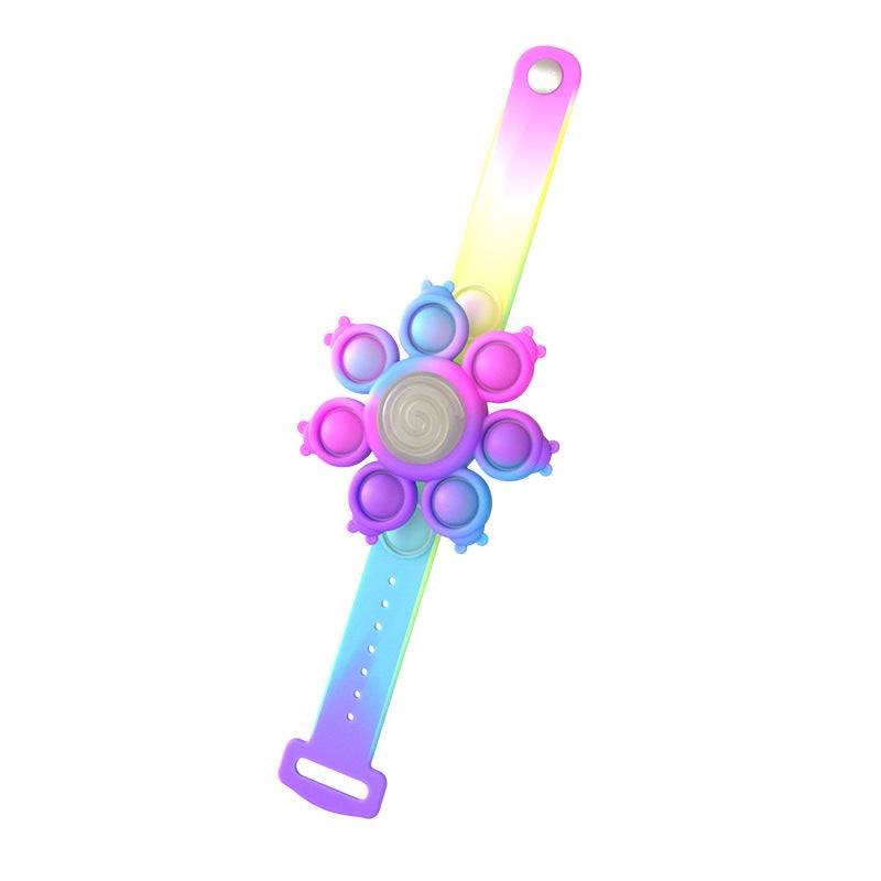 Pop Fidget Spinner Bracelet™ - Tragbarer Stresslöser - Fidget-Armband Spektral | Pädagogisches Holzspielzeug von Mein Kleines Baby