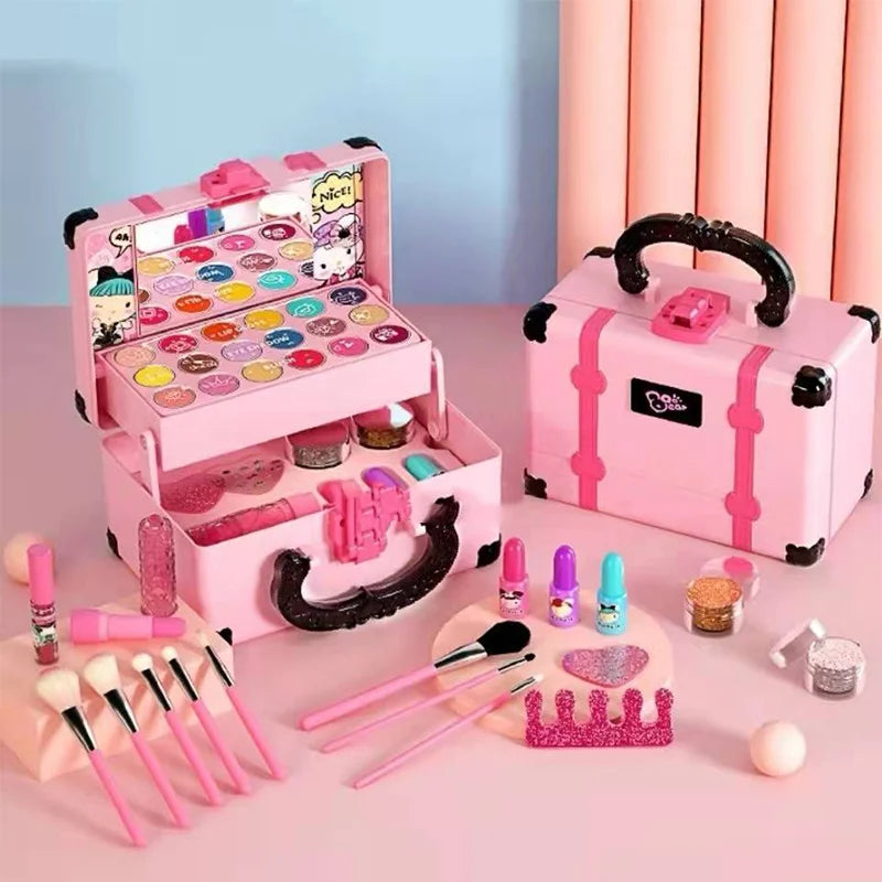 Princess Make-up Set™ - Glamour und Spaß - Schminkset für Kinder | Pädagogisches Holzspielzeug von Mein Kleines Baby