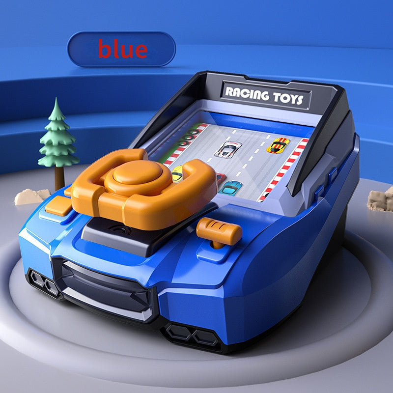 Racing Game™ - Weiche den Autos aus - Arcade Blau | Pädagogisches Holzspielzeug von Mein Kleines Baby