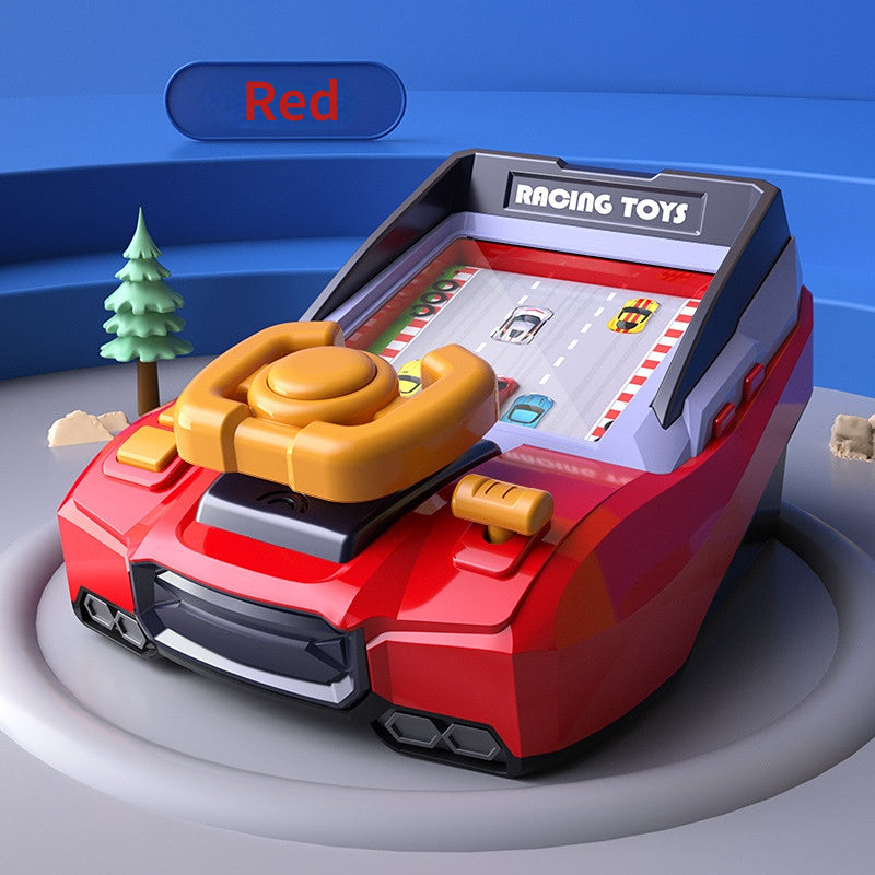 Racing Game™ - Weiche den Autos aus - Arcade Rot | Pädagogisches Holzspielzeug von Mein Kleines Baby