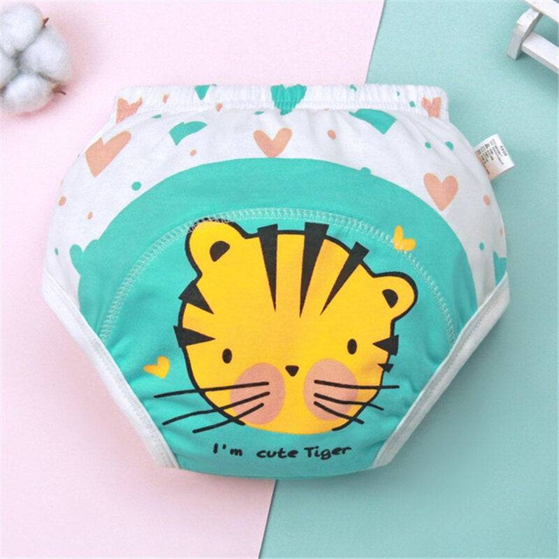 Reusable Diaper™ - Bequemer Windelspaß mit Stil - Wiederverwendbare Windel Tiger / M (13-15 kg) | Pädagogisches Holzspielzeug von Mein Kleines Baby