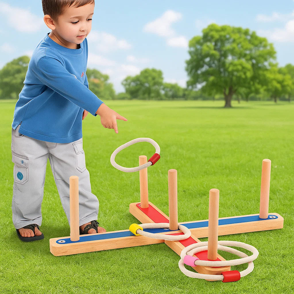 RingToss – Sportlich & unterhaltsam – Ringwurfspiel | Pädagogisches Holzspielzeug RingToss – Sportlich & unterhaltsam – Ringwurfspiel | Pädagogisches Holzspielzeug von Mein Kleines Baby