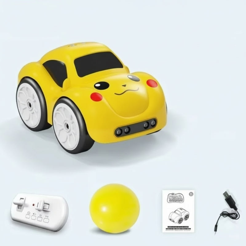RoboBus – Intelligent & Interaktiv – Mini-Fernbedienung Auto Gelber Sportwagen | Pädagogisches Holzspielzeug RoboBus – Intelligent & Interaktiv – Mini-Fernbedienung Auto Gelber Sportwagen | Pädagogisches Holzspielzeug von Mein Kleines Baby