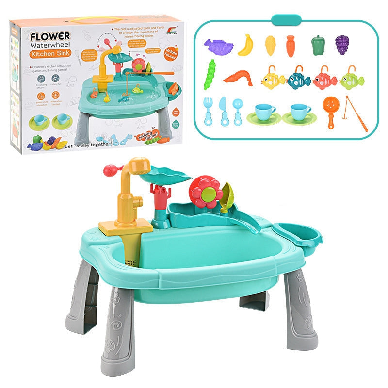 SinkPlay– Fantasie&Entwicklung– 2-in-1-Spielwaschbecken&Fischspiel Blau | Pädagogisches Holzspielzeug SinkPlay– Fantasie&Entwicklung– 2-in-1-Spielwaschbecken&Fischspiel Blau | Pädagogisches Holzspielzeug von Mein Kleines Baby