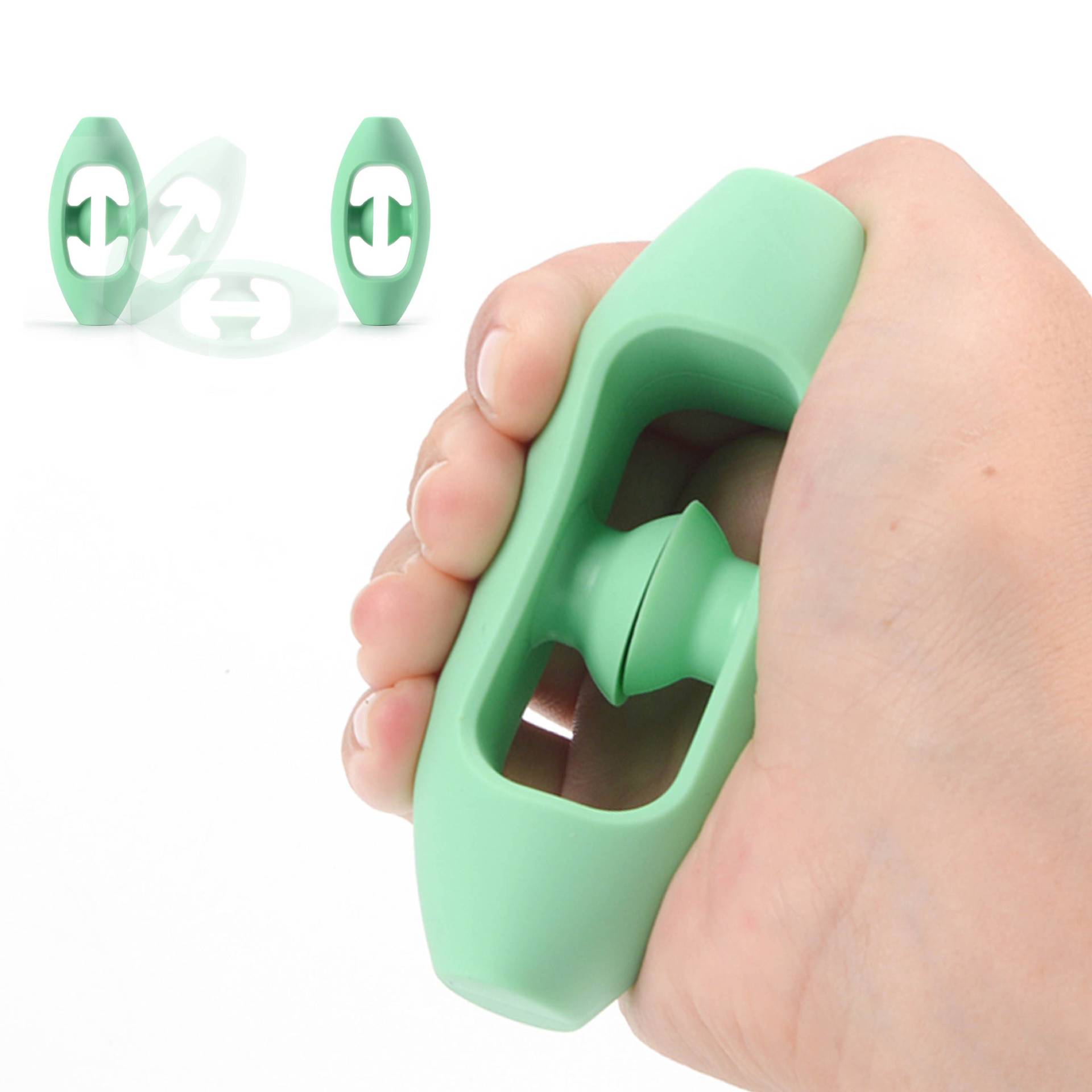 SnapEase Fidget™ - Ihr All-in-One-Entspannungs-Buddy - Fidget Spielzeug Mintgrün | Pädagogisches Holzspielzeug von Mein Kleines Baby