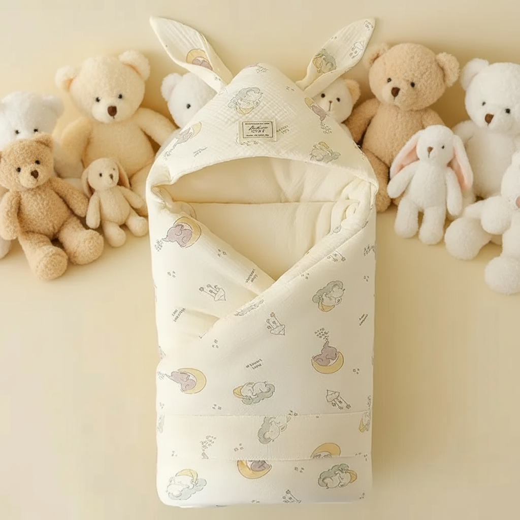 SnuggleBear– Geborgenheit&Komfort– Wickeldecke Süßer Mond | Pädagogisches Holzspielzeug SnuggleBear– Geborgenheit&Komfort– Wickeldecke Süßer Mond | Pädagogisches Holzspielzeug von Mein Kleines Baby
