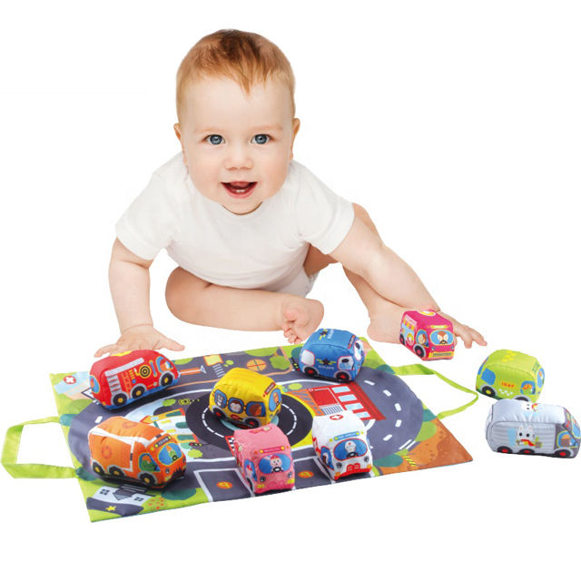 Soft Cars™ | Spielzeug für die Kleinsten - Spielzeugautos | Pädagogisches Holzspielzeug von Mein Kleines Baby