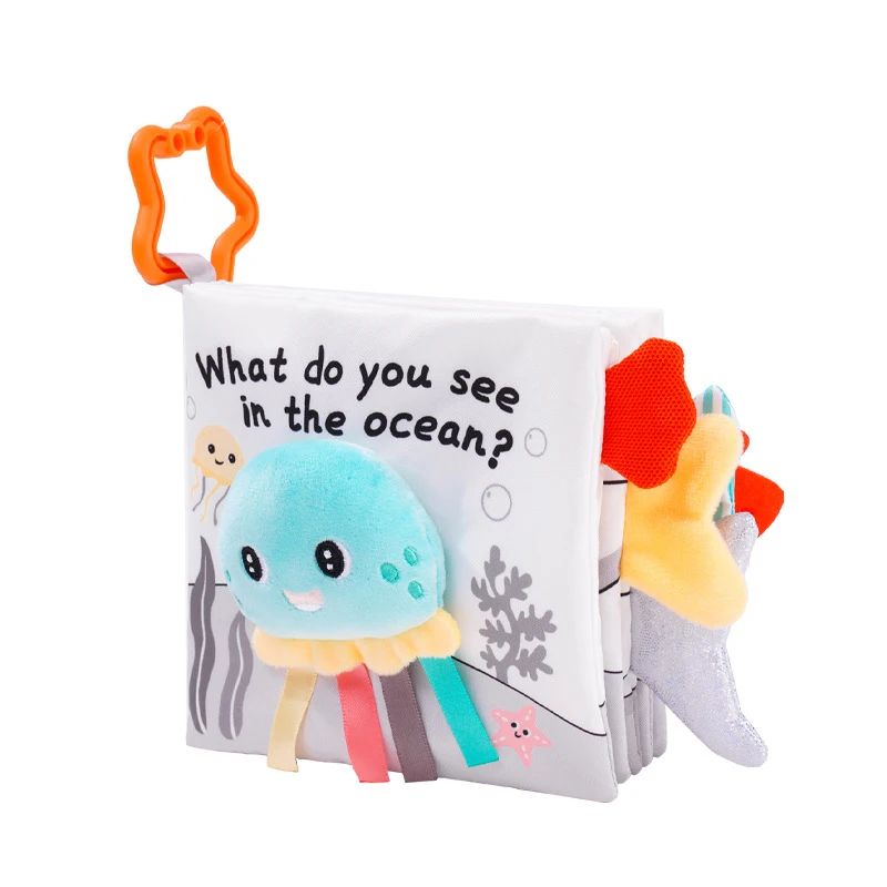Soft Sensory Book– Fühlen&Entdecken - Baby Booklet Ozean | Pädagogisches Holzspielzeug Soft Sensory Book– Fühlen&Entdecken - Baby Booklet Ozean | Pädagogisches Holzspielzeug von Mein Kleines Baby