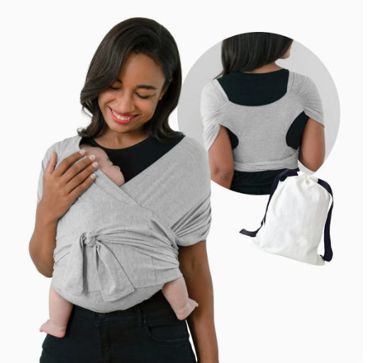 SoftNest - Bequem, atmungsaktiv und sicher – ergonomische Babytrage Sanftes Grau | Pädagogisches Holzspielzeug SoftNest - Bequem, atmungsaktiv und sicher – ergonomische Babytrage Sanftes Grau | Pädagogisches Holzspielzeug von Mein Kleines Baby