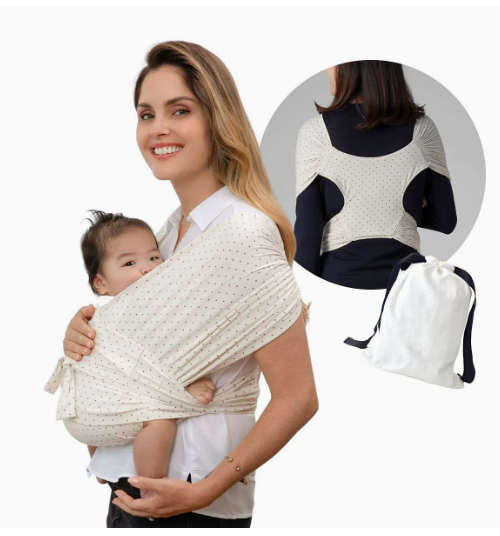 SoftNest - Bequem, atmungsaktiv und sicher – ergonomische Babytrage Minimalistisches Gitter Weiß | Pädagogisches Holzspielzeug SoftNest - Bequem, atmungsaktiv und sicher – ergonomische Babytrage Minimalistisches Gitter Weiß | Pädagogisches Holzspielzeug von Mein Kleines Baby