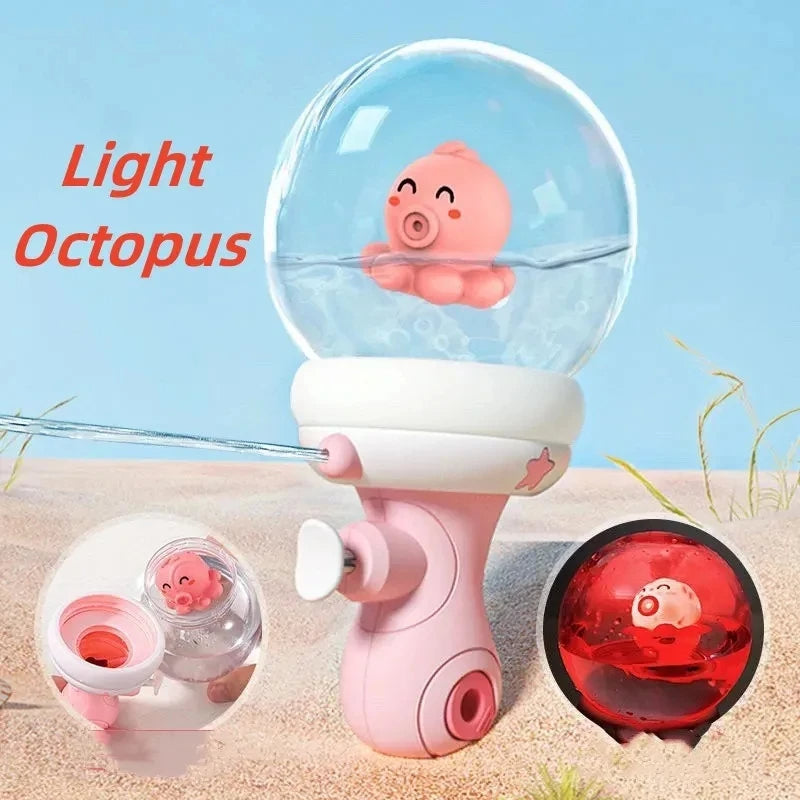 Splash Buddies™ - Wasserspaß für Kinder - Wasserpistole Oktopus (inkl. Lampe) | Pädagogisches Holzspielzeug von Mein Kleines Baby