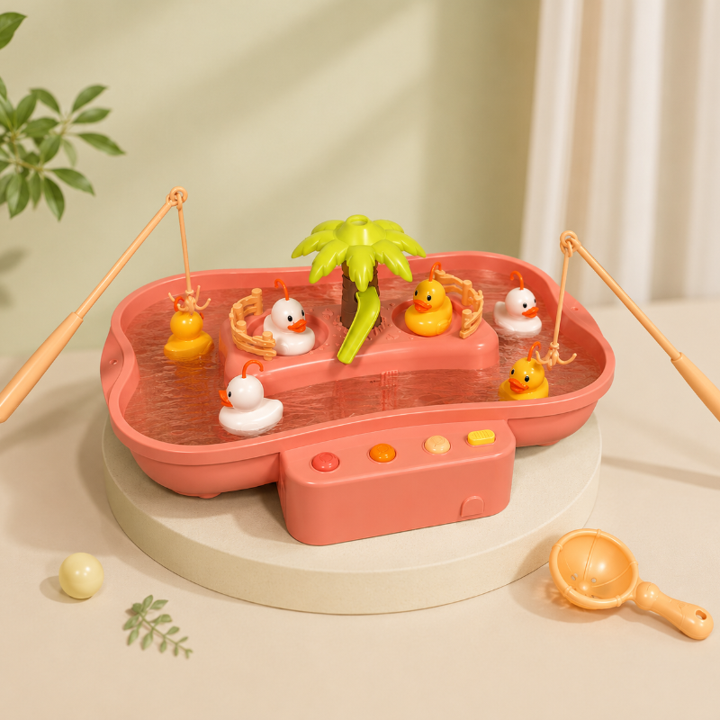 SplashCatch – Motorik & Spaß - Entenküken-Angelspiel Rosa | Pädagogisches Holzspielzeug SplashCatch – Motorik & Spaß - Entenküken-Angelspiel Rosa | Pädagogisches Holzspielzeug von Mein Kleines Baby