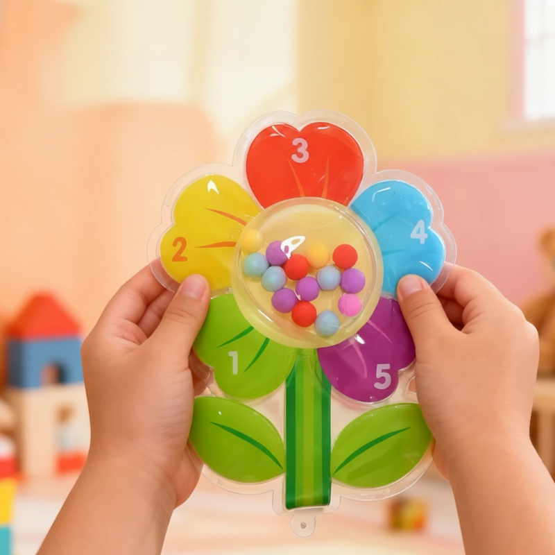 Squishy Bead Maze – Sensorisch & entspannend – Fidget-Spielzeug Blume | Pädagogisches Holzspielzeug Squishy Bead Maze – Sensorisch & entspannend – Fidget-Spielzeug Blume | Pädagogisches Holzspielzeug von Mein Kleines Baby