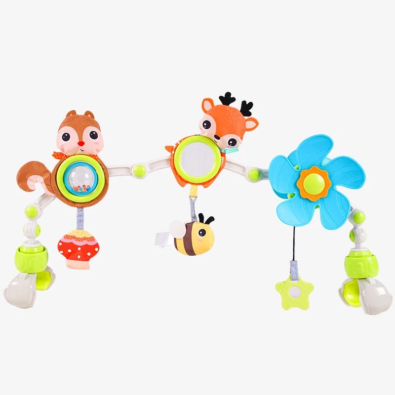 Tiny Tunes – Musikalisch & beweglich – Kinderwagen-Spannvorrichtung für Kinderwagen Hirsche | Pädagogisches Holzspielzeug Tiny Tunes – Musikalisch & beweglich – Kinderwagen-Spannvorrichtung für Kinderwagen Hirsche | Pädagogisches Holzspielzeug von Mein Kleines Baby