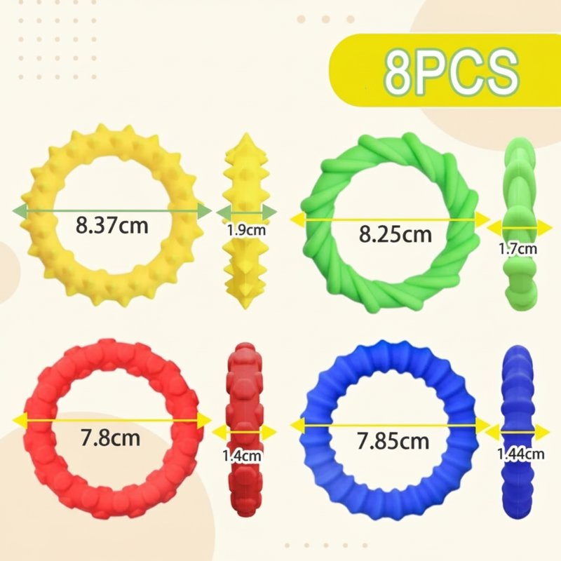 TinyCalm– Verspielt&Entspannend– Stress Relief Stein 8 Stück Kreis | Pädagogisches Holzspielzeug TinyCalm– Verspielt&Entspannend– Stress Relief Stein 8 Stück Kreis | Pädagogisches Holzspielzeug von Mein Kleines Baby