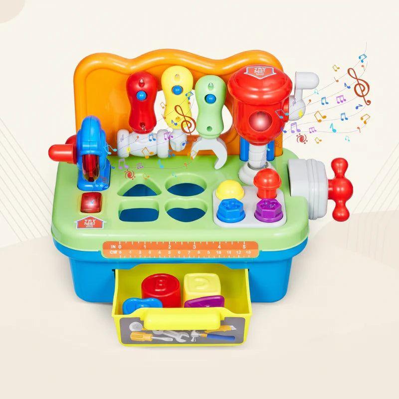 TinyWorkshop – Interaktiv & Lehrreich – Musikalische Werkbank | Pädagogisches Holzspielzeug TinyWorkshop – Interaktiv & Lehrreich – Musikalische Werkbank | Pädagogisches Holzspielzeug von Mein Kleines Baby