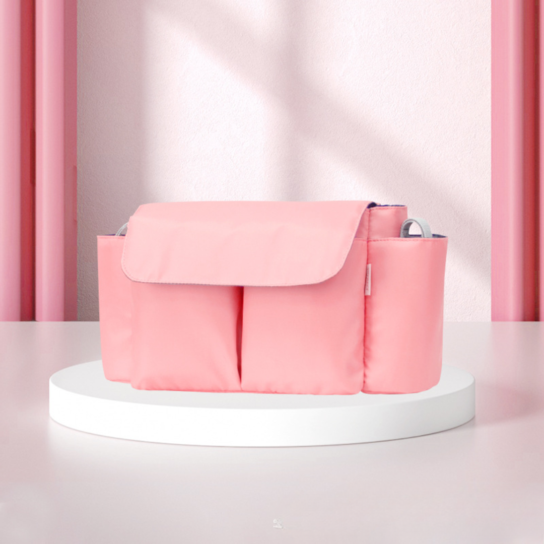 ToddlerOrganizer– Wasserabweisend&geräumig – Kinderwagen-Organizer mit Flaschenhaltern Rosa | Pädagogisches Holzspielzeug ToddlerOrganizer– Wasserabweisend&geräumig – Kinderwagen-Organizer mit Flaschenhaltern Rosa | Pädagogisches Holzspielzeug von Mein Kleines Baby