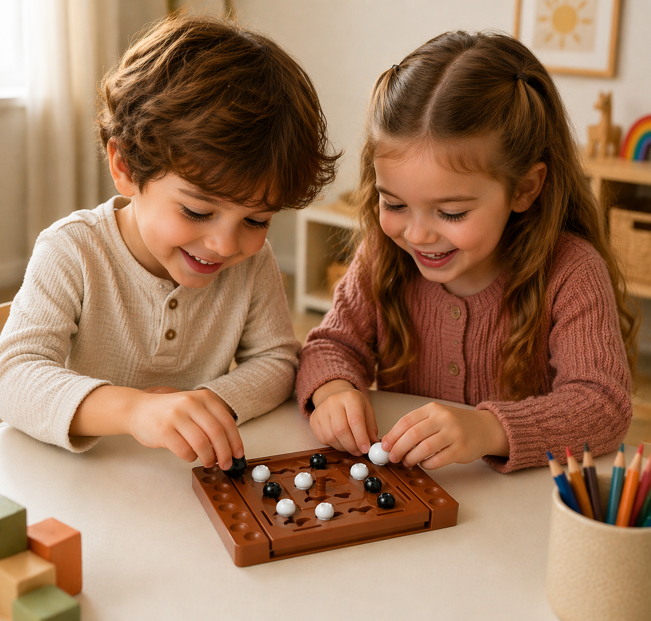 Touch Flip Chess– Denken&Interaktiv– Brettspiel | Pädagogisches Holzspielzeug Touch Flip Chess– Denken&Interaktiv– Brettspiel | Pädagogisches Holzspielzeug von Mein Kleines Baby