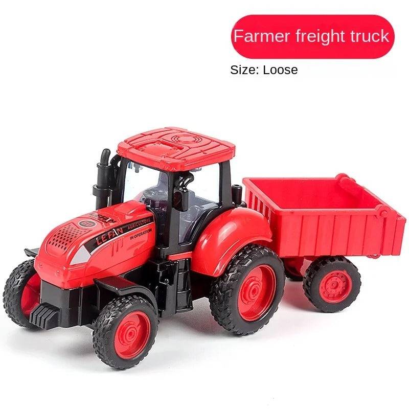 Tractor Toy™ - Abenteuer auf dem Bauernhof - Traktor Spielzeug Anhänger | Pädagogisches Holzspielzeug von Mein Kleines Baby