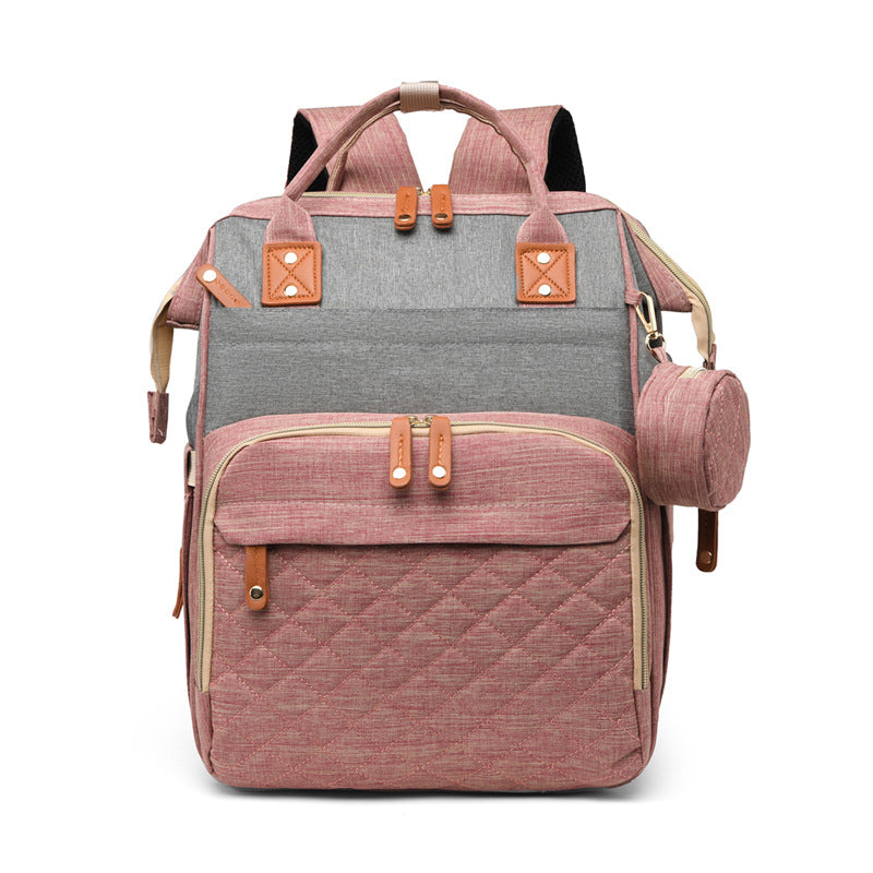 TravelNest– Immer ein Ort der Ruhe – 2-in-1-Wickeltasche mit Babybett Rosa med grått | Pädagogisches Holzspielzeug TravelNest– Immer ein Ort der Ruhe – 2-in-1-Wickeltasche mit Babybett Rosa med grått | Pädagogisches Holzspielzeug von Mein Kleines Baby