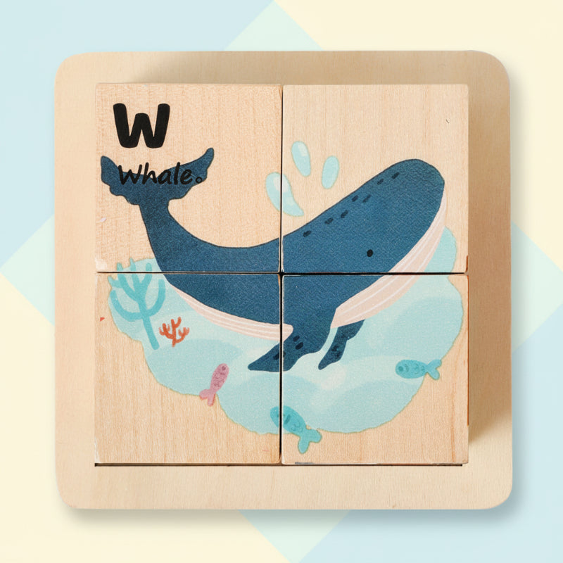 WoodMind– Kreativ&lehrreich– 6-in-1 Montessori-Tier-Holzpuzzle Meerestiere | Pädagogisches Holzspielzeug WoodMind– Kreativ&lehrreich– 6-in-1 Montessori-Tier-Holzpuzzle Meerestiere | Pädagogisches Holzspielzeug von Mein Kleines Baby