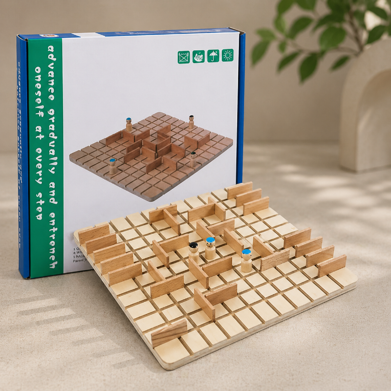 Wooden Chess Puzzle Game – Strategie & Denken – Brettspiel | Pädagogisches Holzspielzeug Wooden Chess Puzzle Game – Strategie & Denken – Brettspiel | Pädagogisches Holzspielzeug von Mein Kleines Baby