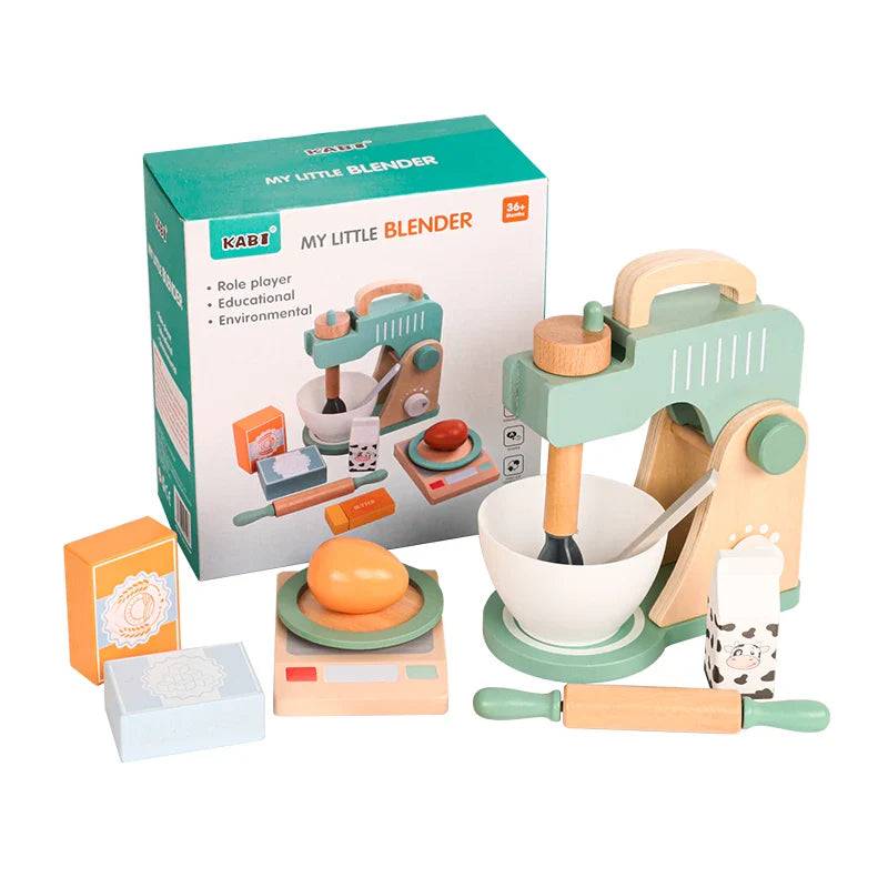 Woods™ - Mini Küchenchef - Küchenspielzeug | Pädagogisches Holzspielzeug von Mein Kleines Baby