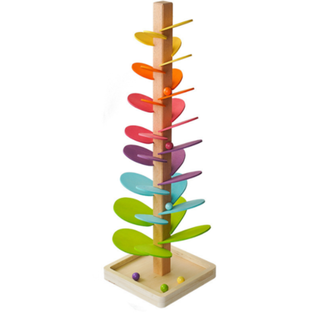 Woods™ - Spielerische Äste - Regenbogenbaum Regenbogenbaum XL - 71 cm | Pädagogisches Holzspielzeug von Mein Kleines Baby