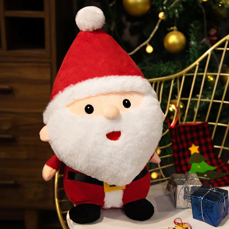 Xmas Plush Dolls™ - Winterlicher Plüschzauber - Weihnachtskuscheln Weihnachtsmann / 50 cm | Pädagogisches Holzspielzeug von Mein Kleines Baby