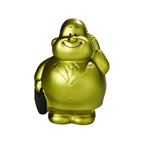 Mein Zwergenland Knautschfigur Squeezies® Herr Bert Busy Bert® Gold von Mein Zwergenland