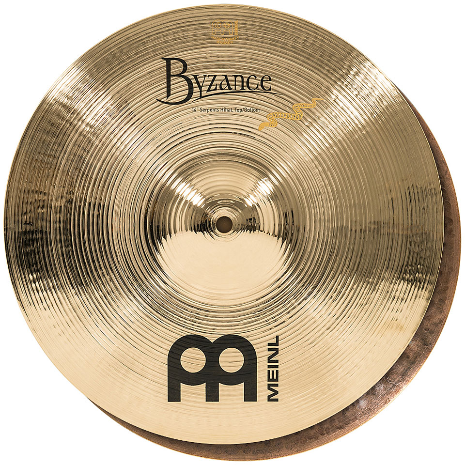 Meinl Byzance Brilliant 14" Derek Roddy Serpents HiHat Hi-Hat-Becken von Meinl