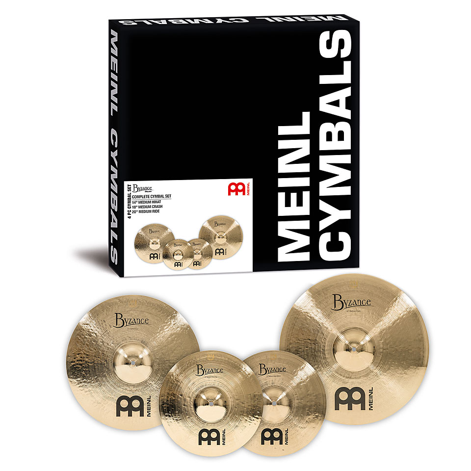 Meinl Byzance Brilliant BB-CS1 Complete Cymbal Set Becken-Set von Meinl