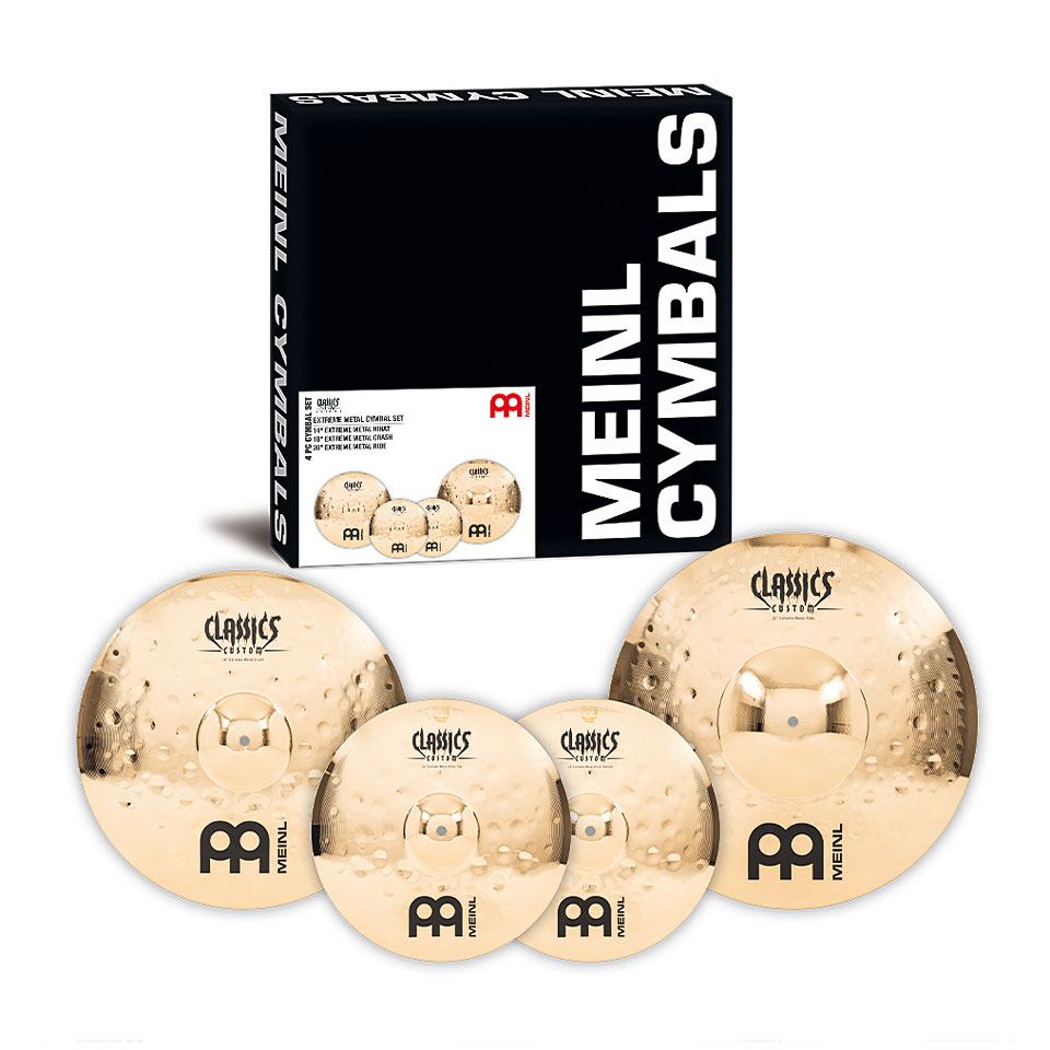 Meinl Classics Custom Extreme Metal Cymbal Set CC-EM480 Becken-Set von Meinl