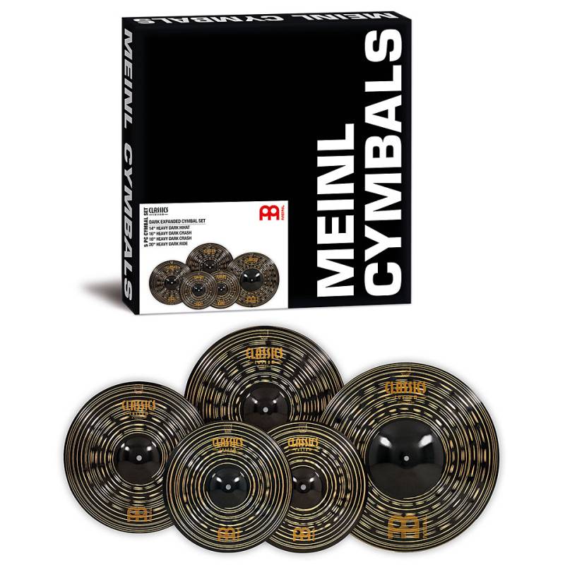 Meinl Classics Custom Dark CCD-CS4 Expanded Cymbal Set Becken-Set von Meinl