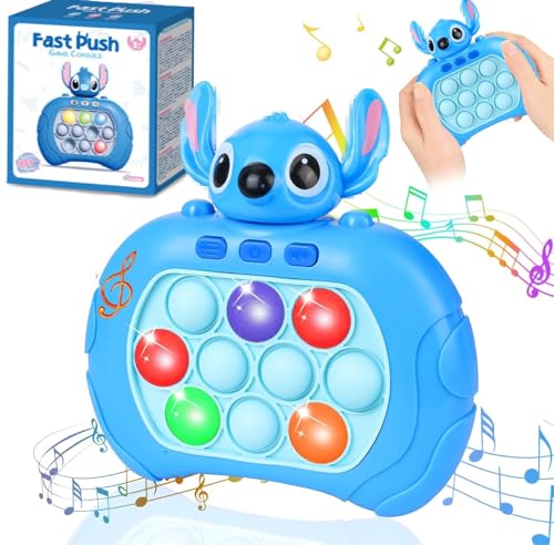 Pop It Elektronisches Spielzeug, Quick Push Bubble Spiel Konsole, Speed Push Game Fidget Toy, Pop It Fidget Toy, Kinder Spielmaschine, Geeignet zum Stressabbau für Kinder und Erwachsene (Set-1) von Meiruier