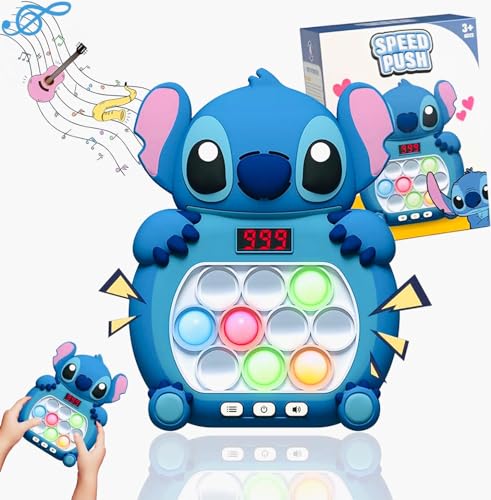Pop It Elektronisches Spielzeug, Quick Push Bubble Spiel Konsole, Speed Push Game Fidget Toy, Pop It Fidget Toy, Kinder Spielmaschine, Geeignet zum Stressabbau für Kinder und Erwachsene (Set-2) von Meiruier