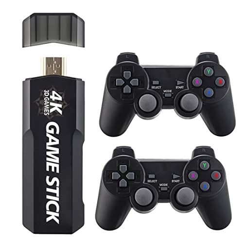 GD10 Wireless Controller Game Stick, 128GB Plug and Play Retro Game Stick 4K Output Nostalgie Game Stick mit 40000+ Spielen von Meiurlex