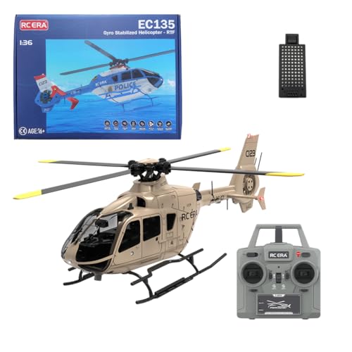 Meiurlex 1/36 C123 RC Hubschrauber, 6 Kanal Einrotor-Gyroskop RC Helikopter Hubschrauber, 3D/6G Stunts RC Militär Helikopter Flugzeug Spielzeug für Erwachsene von Meiurlex