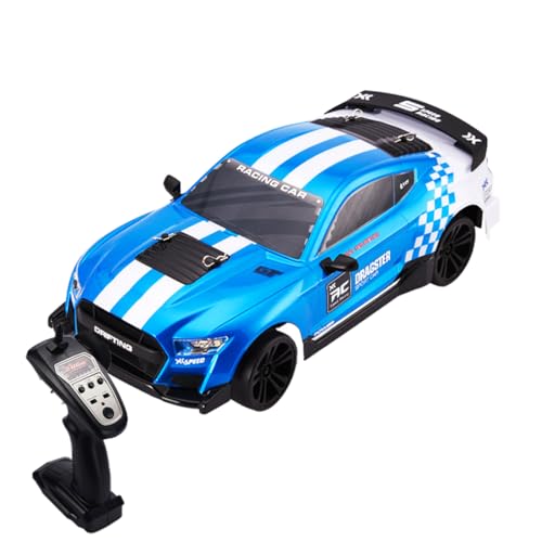 Meiurlex 1:14 RC Drift Car mit LED, 2,4GHz Ferngesteuertes Auto 4WD Drift RC Auto 48 km/h Hochgeschwindigkeits RC Rennsportwagen für Jungen & Erwachsene von Meiurlex