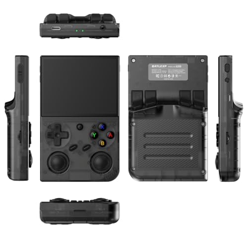 Meiurlex 𝟐𝟎𝟐𝟓 𝐍𝐄𝐔 G350 Handheld Spielkonsole mit 64G TF Karte 4000+Spiele, 3,5 Zoll IPS Bildschirm RK3326 Linux System Tragbare Konsole Retro Videospiel Playe Meiurlex 𝟐𝟎𝟐𝟓 𝐍𝐄𝐔 G350 Handheld Spielkonsole mit 64G TF Karte 4000+Spiele, 3,5 Zoll IPS Bildschirm RK3326 Linux System Tragbare Konsole Retro Videospiel Playe von Meiurlex