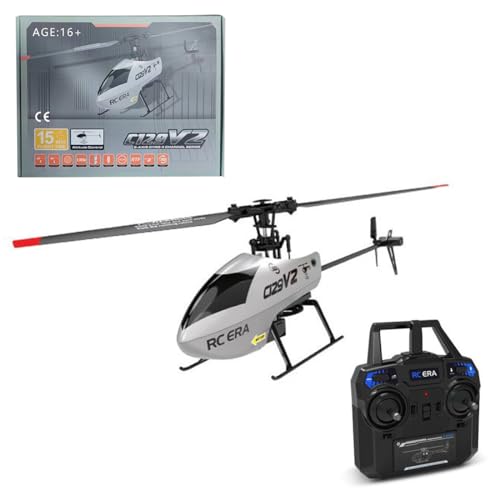 Meiurlex C129V2 RC Helikopter, 2,4 GHz Ferngesteuerter Hubschrauber mit 6 Achsen Gyro, 4CH Ferngesteuertes Militärflugzeug mit 3DFlips, Höhenhaltung, Geschenk für Erwachsene & Anfänger von Meiurlex