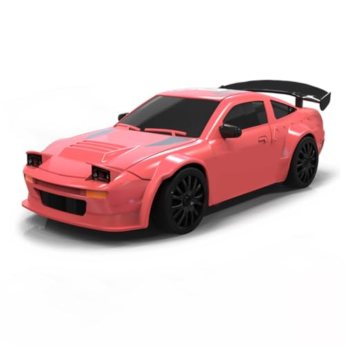 Meiurlex Mini RC Drift Auto Modell mit Lichtern, 1:24 Ferngesteuertes Auto 2,4Ghz 4WD Spielzeugauto 15km/h Ferngesteuertes Rennauto Geschenk für Erwachsene Kinder von Meiurlex