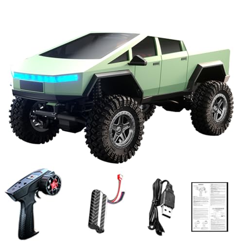 Meiurlex 𝐍𝐄𝐔 Ferngesteuertes Geländefahrzeug Modell, 2,4GHz Fernbedienung 4WD Off-Road Pick-up Truck RC Auto Fahrzeuge für Kinder und Erwachsene von Meiurlex